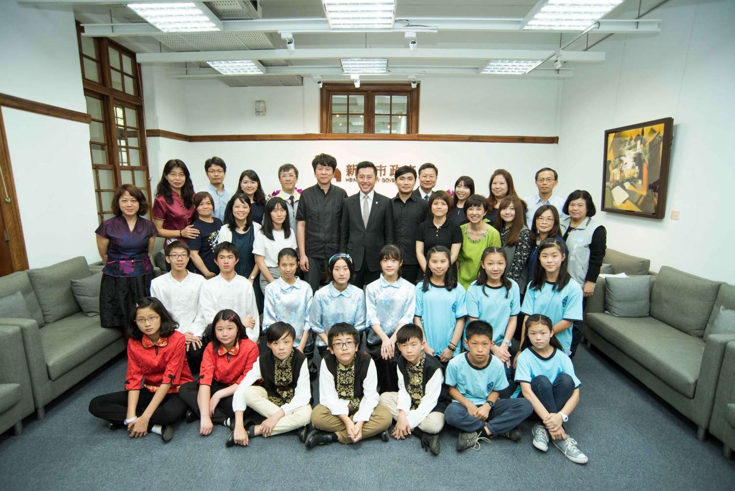 竹市學生國樂團獲全國第一 林智堅市長：竹市國樂隊伍活躍全國舞台